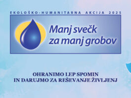 Manj svečk za manj grobov 2025 – Spomin ne gori, spomin živi