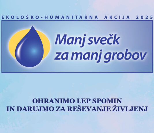 Manj svečk za manj grobov 2025 – Spomin ne gori, spomin živi