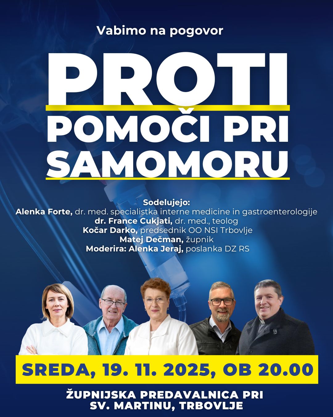 Če ste v dvomih, bo ta pogovorni večer razblinil vaše dvome?