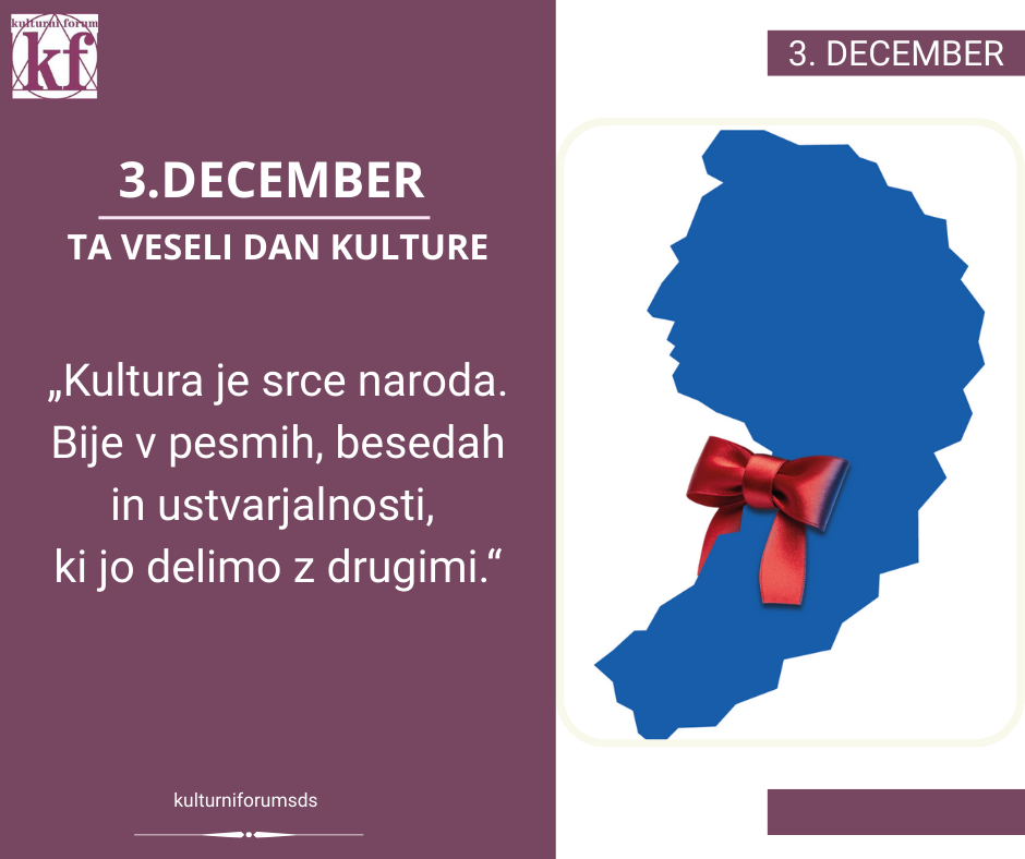 KULTURA, KI NAS ZDRUŽUJE: SLAVJE PREŠERNA IN USTVARJALNOSTI