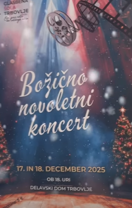 Tradicionalni božično-novoletni koncert Glasbene šole Trbovlje