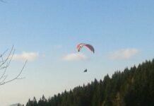 Nesreča s padalom na Kalu