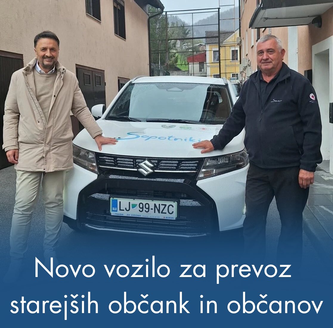 Novo vozilo za prevoz starostnikov