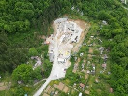 Hrastnik: Gradbena dela na Leši napredujejo