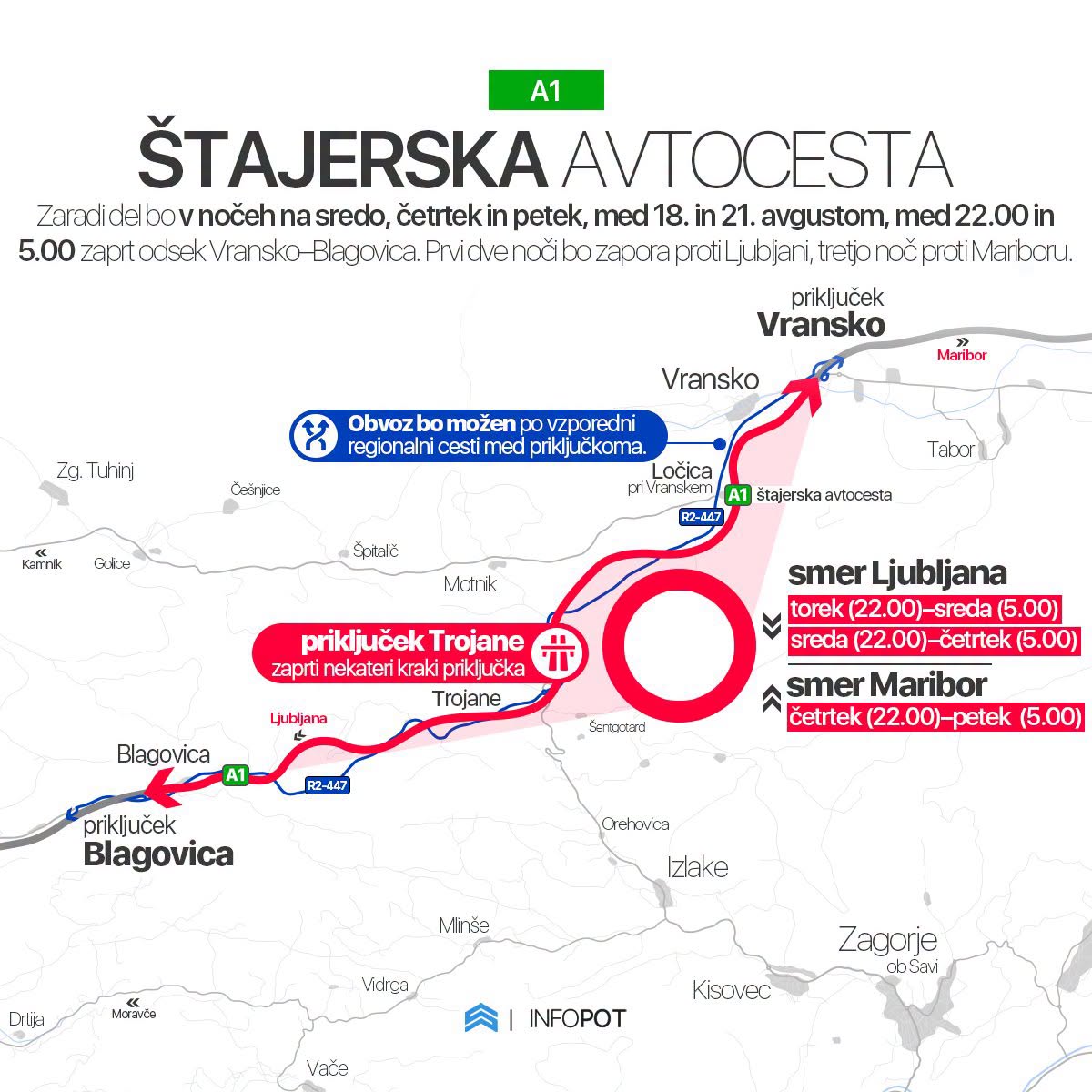 Zaprta štajerska avtocesta