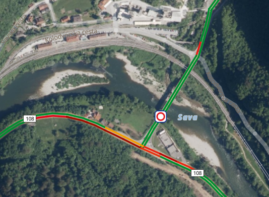 Zapora na mostu čez Savo podaljšana