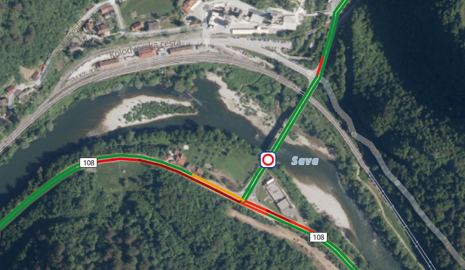 Zapora na mostu čez Savo podaljšana