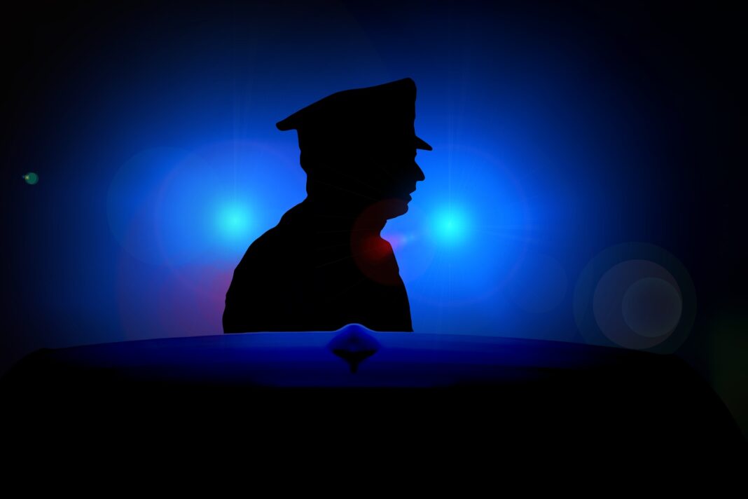 policija modre luči