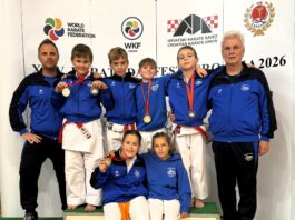 KARATE KLUB TRBOVLJE DO 12 MEDALJ V DARUVARJU IN KOZJEM