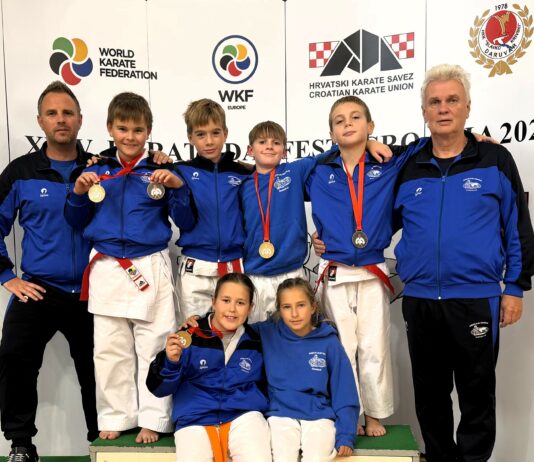 KARATE KLUB TRBOVLJE DO 12 MEDALJ V DARUVARJU IN KOZJEM