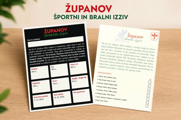 županov športni in bralni izziv